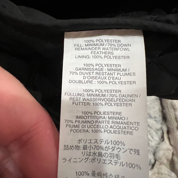 J Crew Black Equestrian Puffed Riding Jacket, Size Petite Medium - Picture 6 of 6